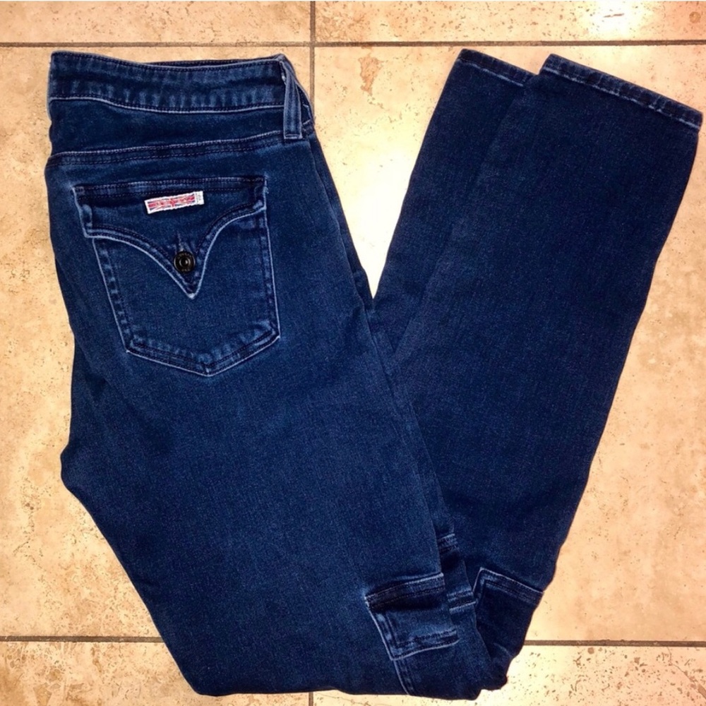 Hudson Rosie Flag Pocket Cargo Skinny Jeans